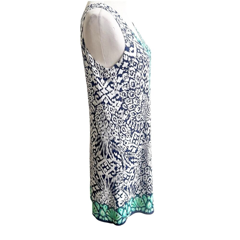 Lilly Pulitzer Women’s Navy V-Neck Florin Sleeveless Shift Tank Dress Sz Small - Picture 5 of 10
